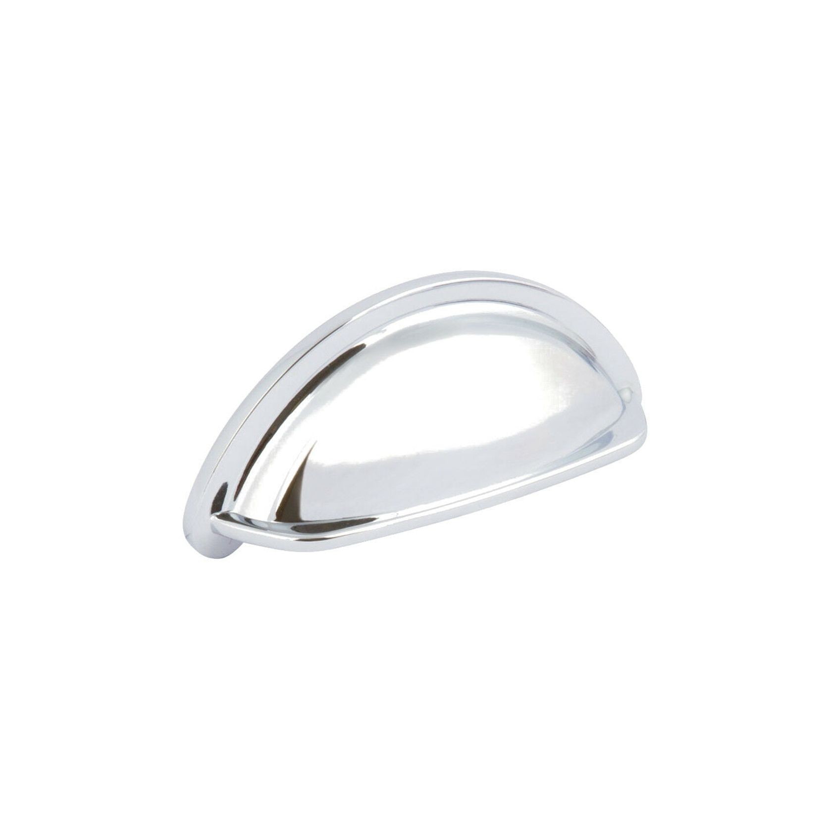 KT&CO kitchen Cup Pull Handle Portland Hampton style matte black/ brass / brushed nickel /chrome 76mm gallery detail image