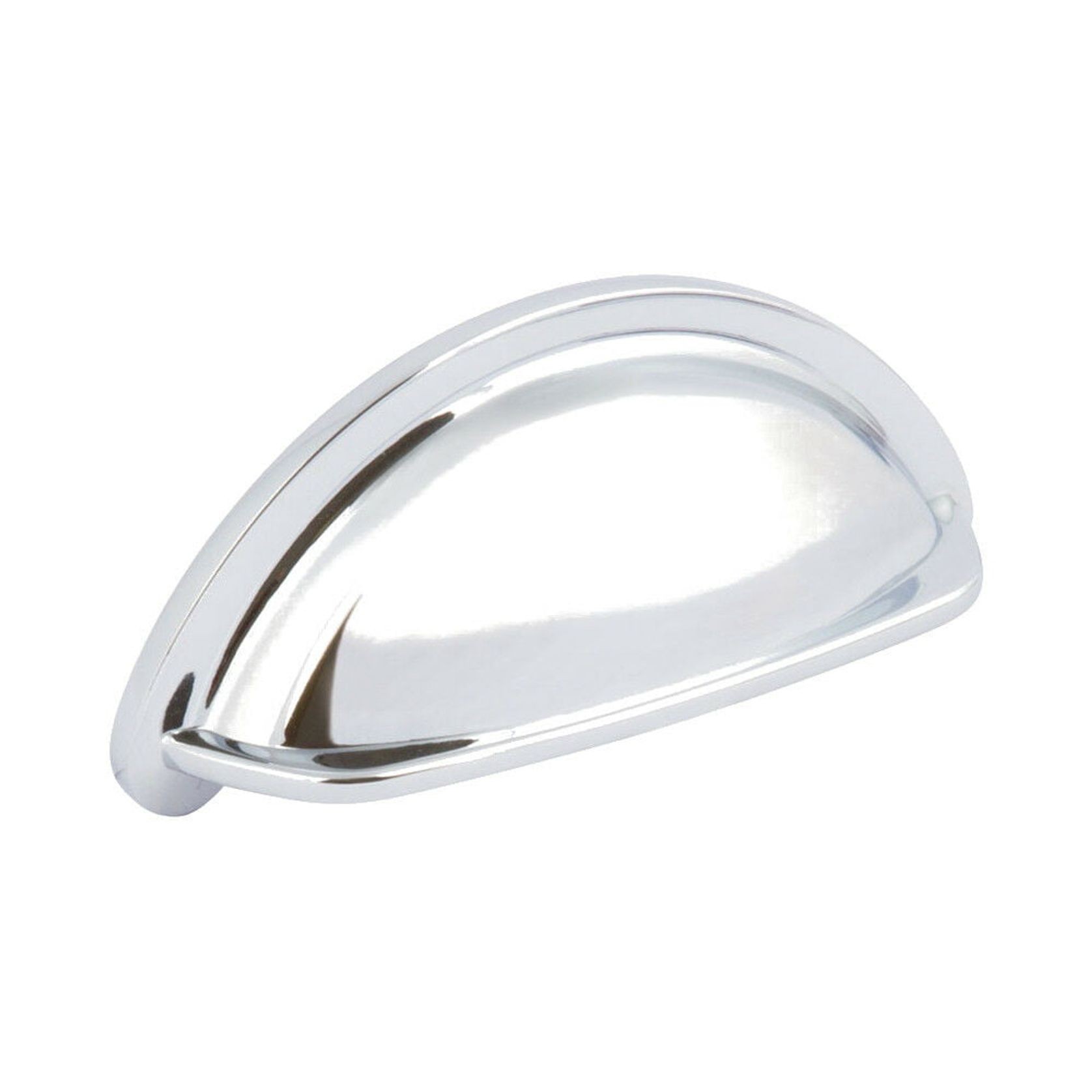 KT&CO kitchen Cup Pull Handle Portland Hampton style matte black/ brass / brushed nickel /chrome 76mm gallery detail image