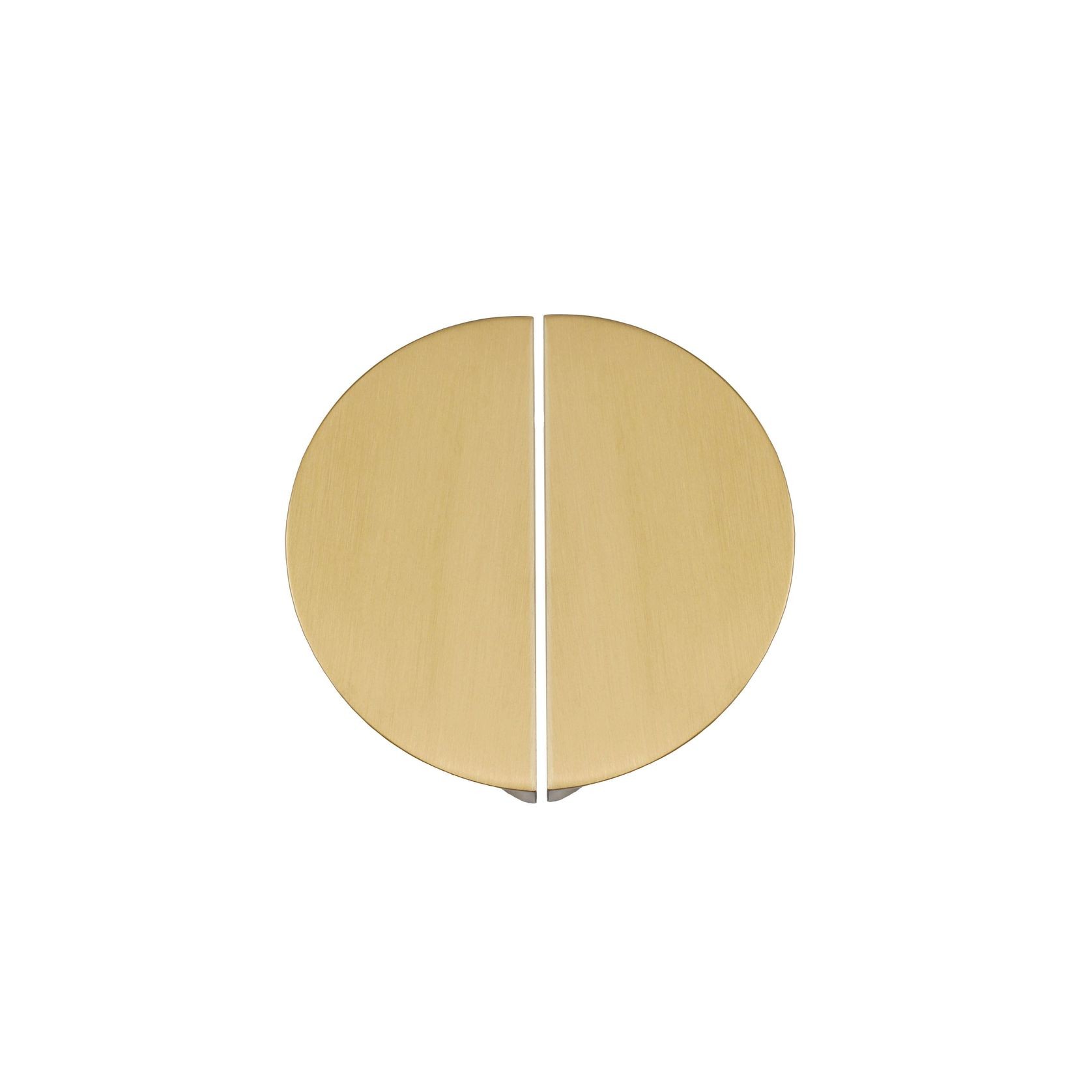 KT&CO Kitchen drawer handles luna pull half moon Bells Beach Matt black / brushed brass /Brushed nickel /chrome /white gallery detail image