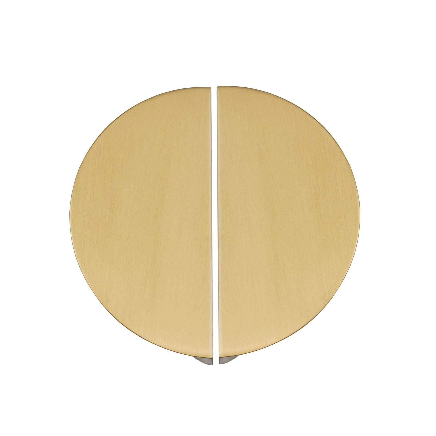 KT&CO Kitchen drawer handles luna pull half moon Bells Beach Matt black / brushed brass /Brushed nickel /chrome /white gallery detail image