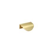 KT&CO Kitchen shell lip pull handles Mosman Matt Black / Brushed Nickel / Brass / White gallery detail image