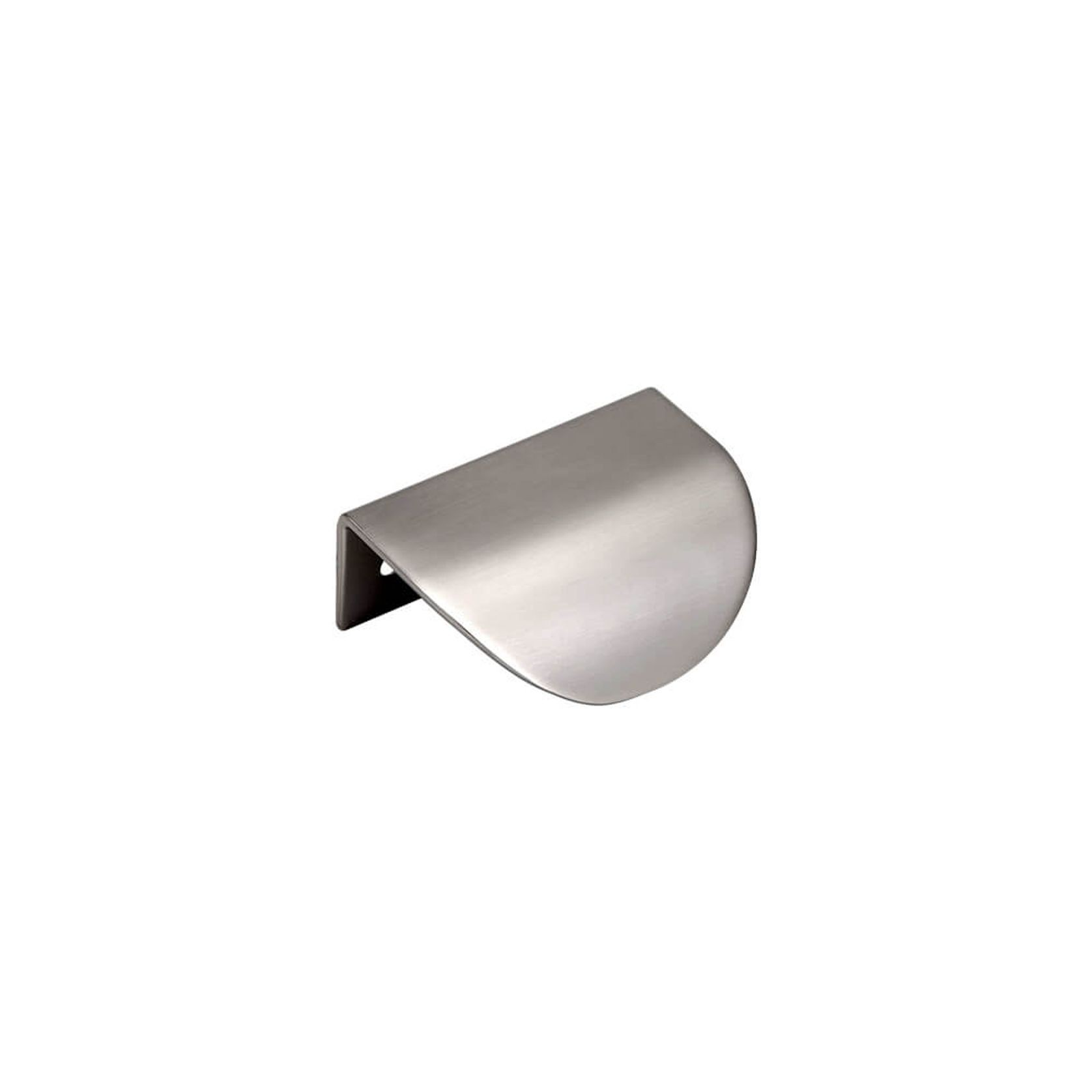 KT&CO Kitchen shell lip pull handles Mosman Matt Black / Brushed Nickel / Brass / White gallery detail image