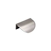 KT&CO Kitchen shell lip pull handles Mosman Matt Black / Brushed Nickel / Brass / White gallery detail image