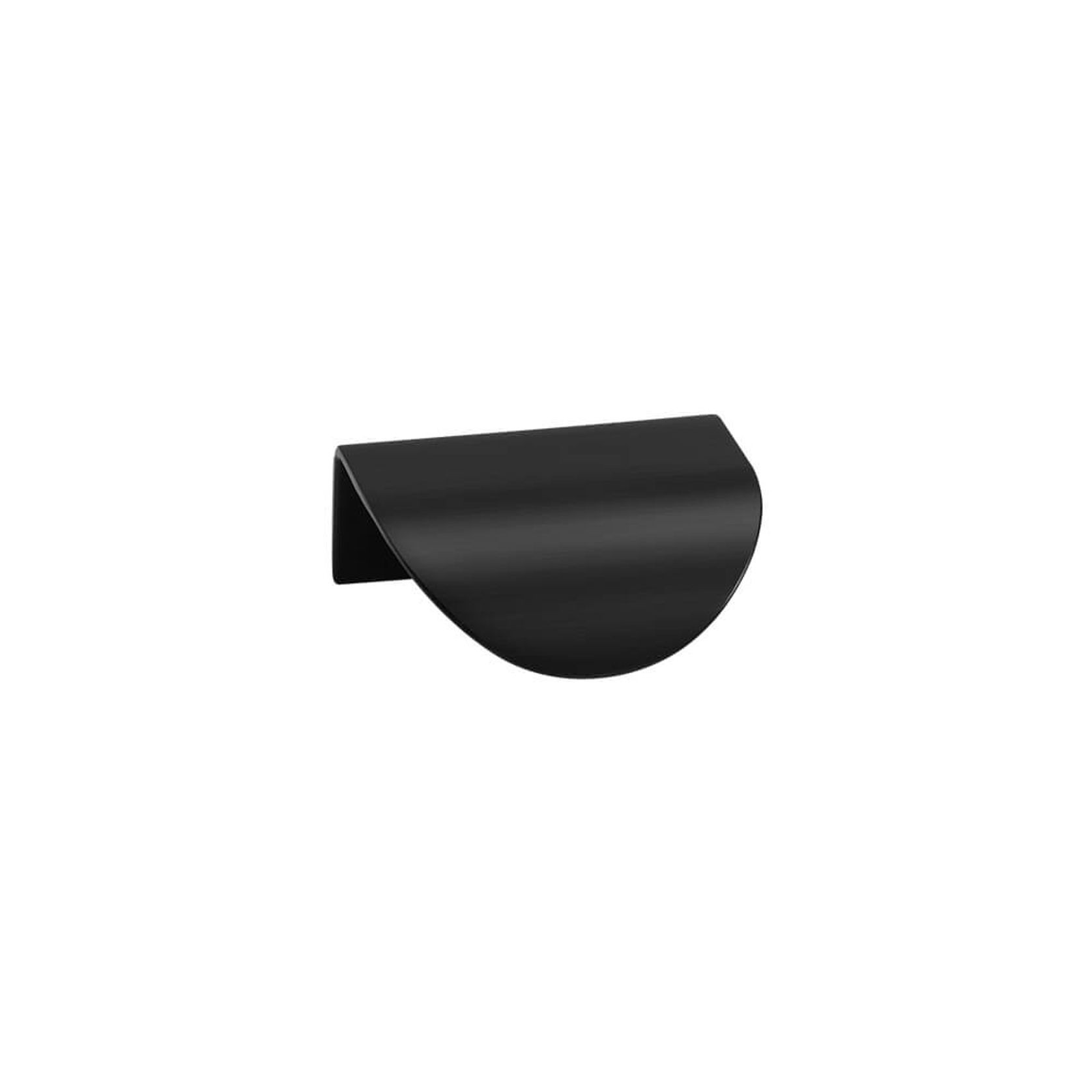 KT&CO Kitchen shell lip pull handles Mosman Matt Black / Brushed Nickel / Brass / White gallery detail image