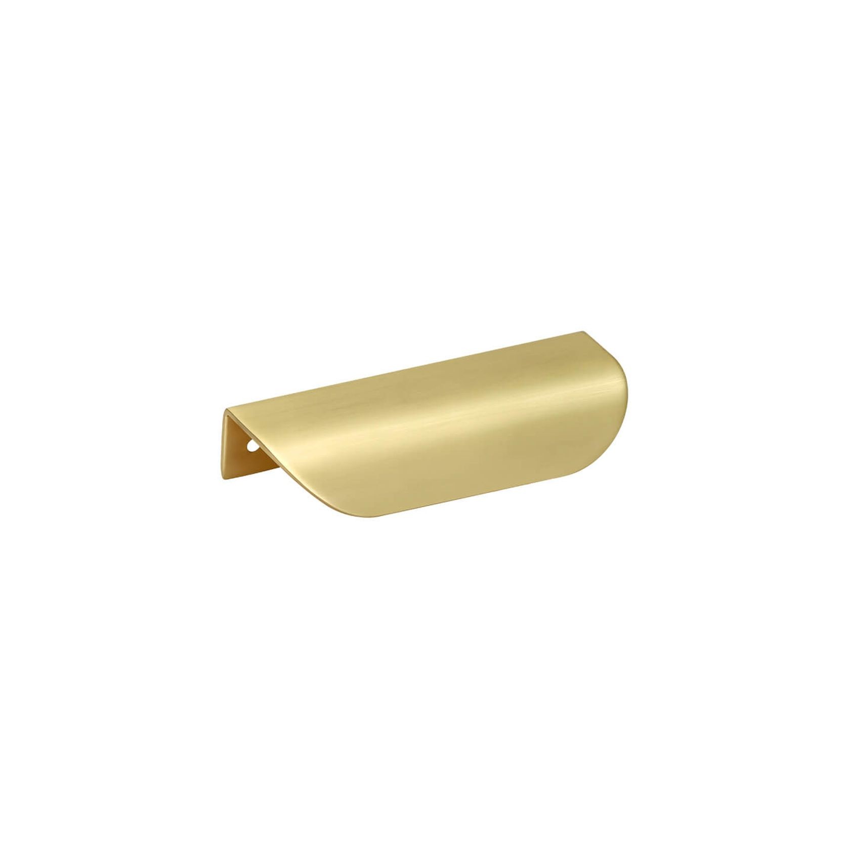 KT&CO Kitchen shell lip pull handles Mosman Matt Black / Brushed Nickel / Brass / White gallery detail image