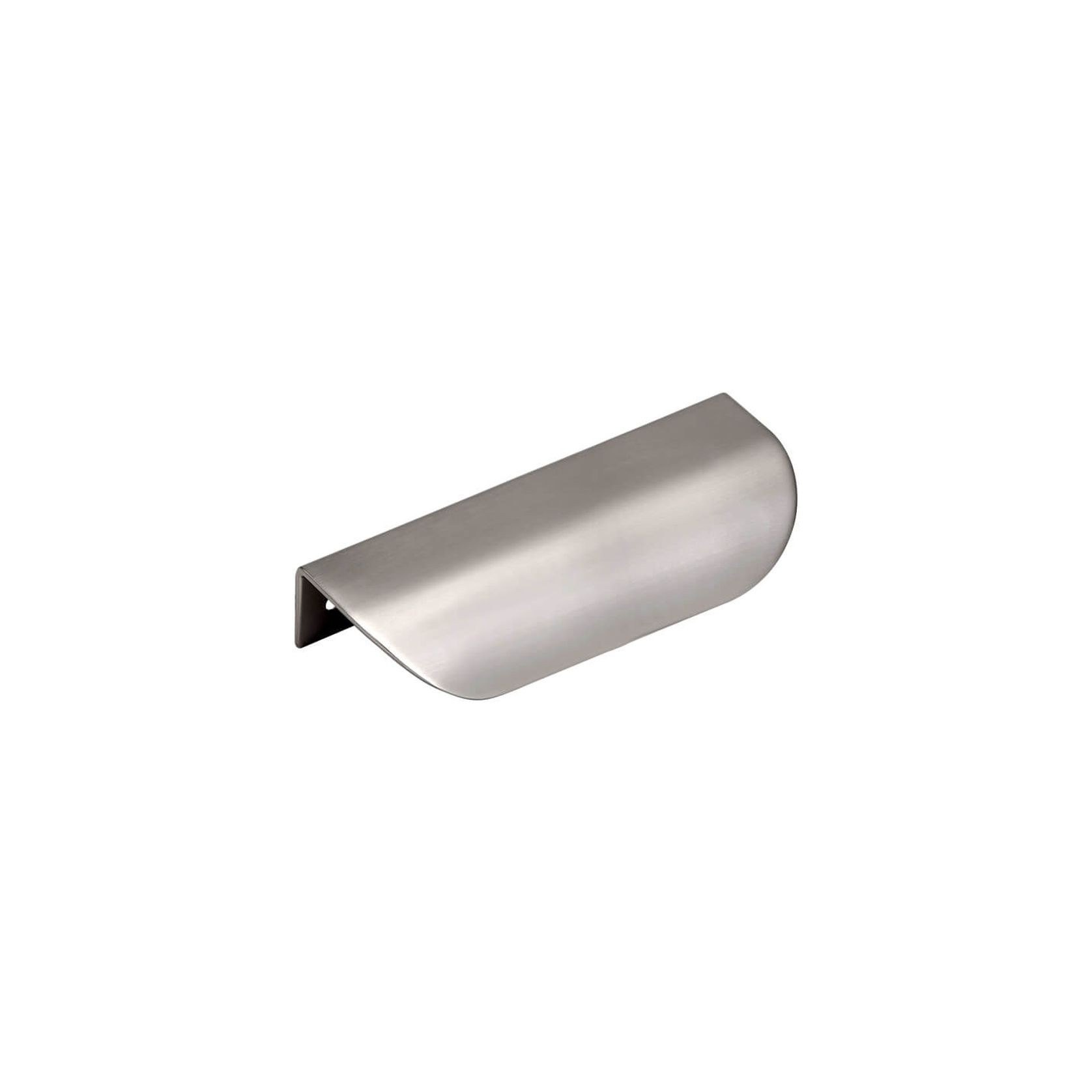 KT&CO Kitchen shell lip pull handles Mosman Matt Black / Brushed Nickel / Brass / White gallery detail image