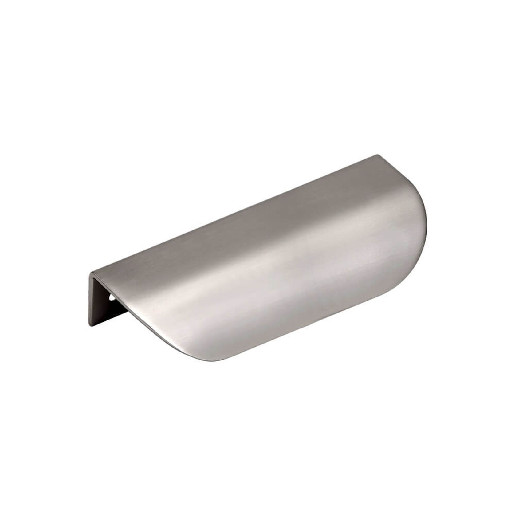 KT&CO Kitchen shell lip pull handles Mosman Matt Black / Brushed Nickel / Brass / White gallery detail image