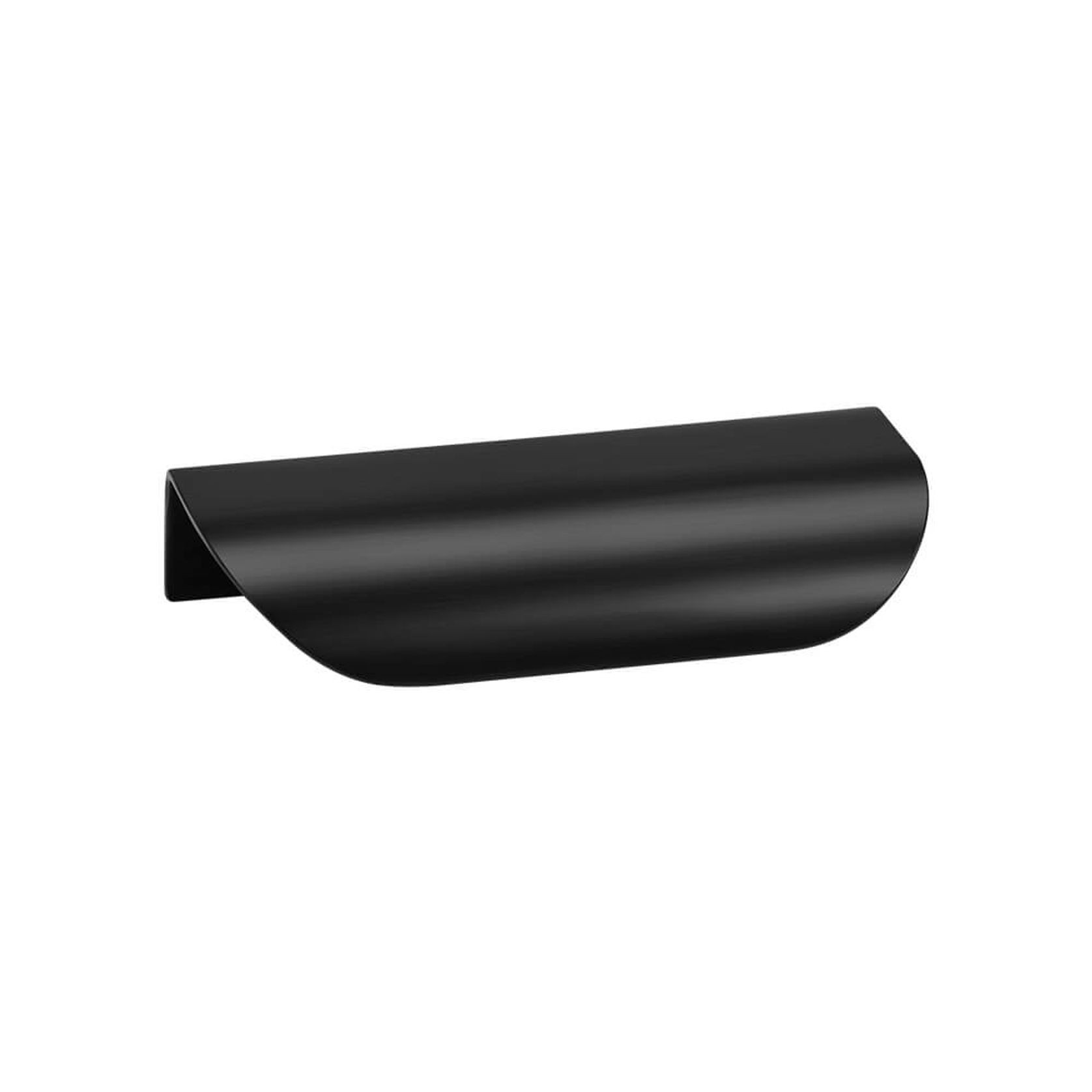 KT&CO Kitchen shell lip pull handles Mosman Matt Black / Brushed Nickel / Brass / White gallery detail image