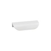 KT&CO Kitchen shell lip pull handles Mosman Matt Black / Brushed Nickel / Brass / White gallery detail image