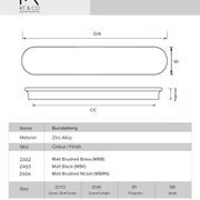 Kitchen lip pull handles Bundaberg Matt black /Brushed brass/Brushed nickel gallery detail image