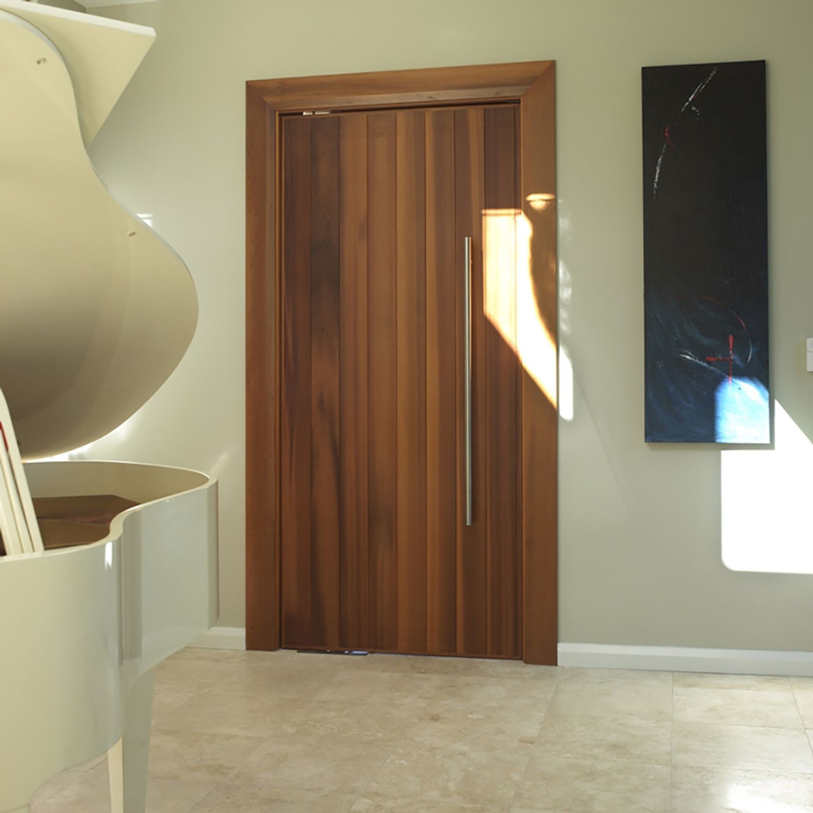 Zanda Round Profile Straigth Door Pull Handle gallery detail image