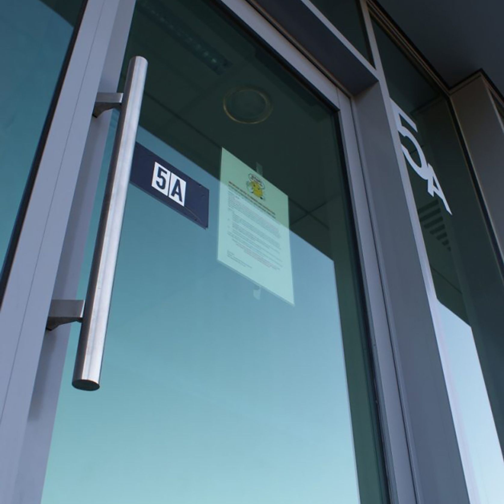Zanda Round Offset Door Entrance Pull Handle gallery detail image