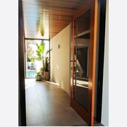 Zanda Omega Offset Round Door Pull Handle gallery detail image