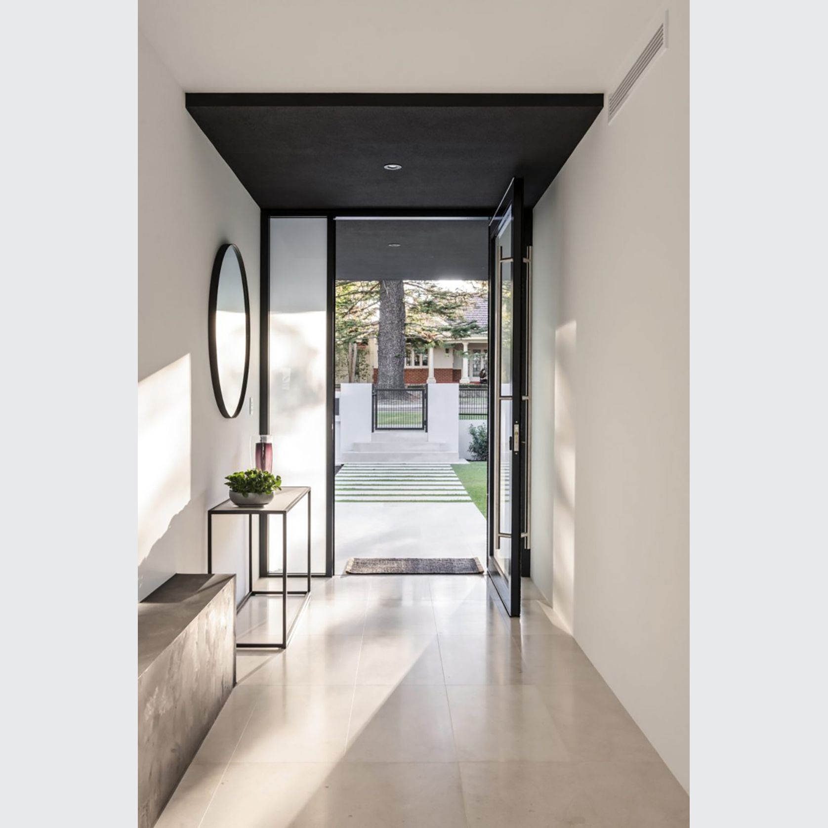 Zanda Omega Offset Round Door Pull Handle gallery detail image