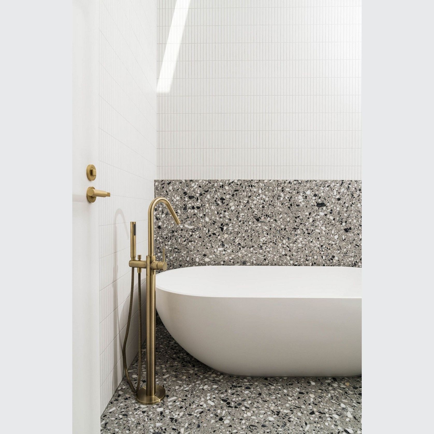 Zanda Zurich Door Handle Lever Set Passage Includes Latch Satin Brass 9346SB - Customise to your needs gallery detail image