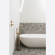 Zanda Zurich Privacy Kit with Latch and Door Handle Lever Satin Brass 9347SB - Customise to your needs gallery detail image