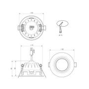 ZELA Tiltz Downlight gallery detail image
