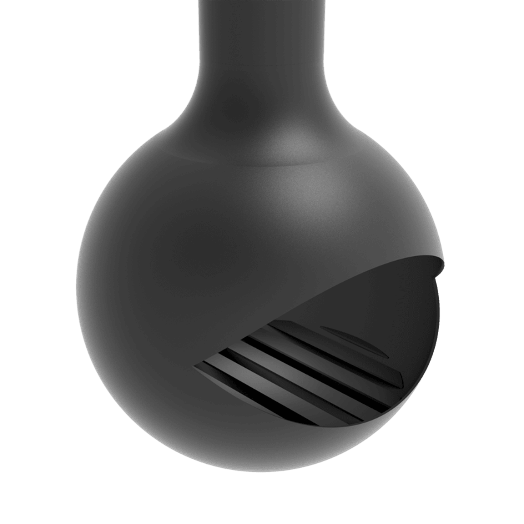 Zen Suspended Occio Wood Fireplace gallery detail image