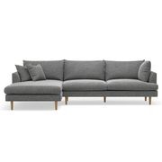 Byron Modular Sofa with Chaise | Anthracite Charcoal gallery detail image