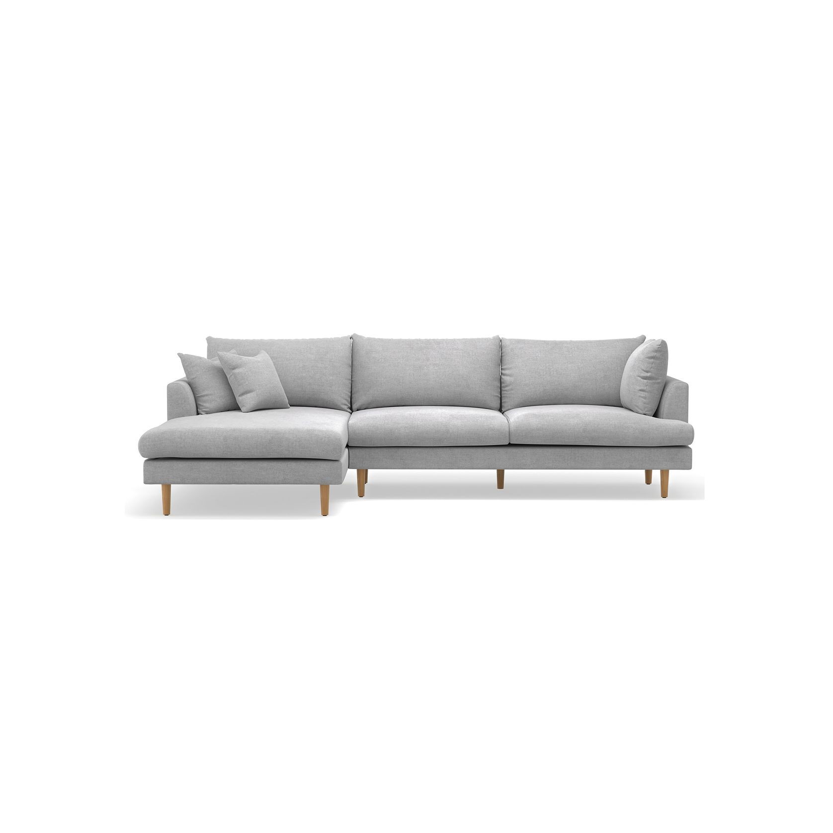 Byron Modular Sofa with Chaise | Dove Grey gallery detail image