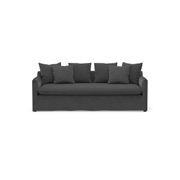 Palms 3 Seater Slip Cover Sofa | Graphite Charcoal gallery detail image