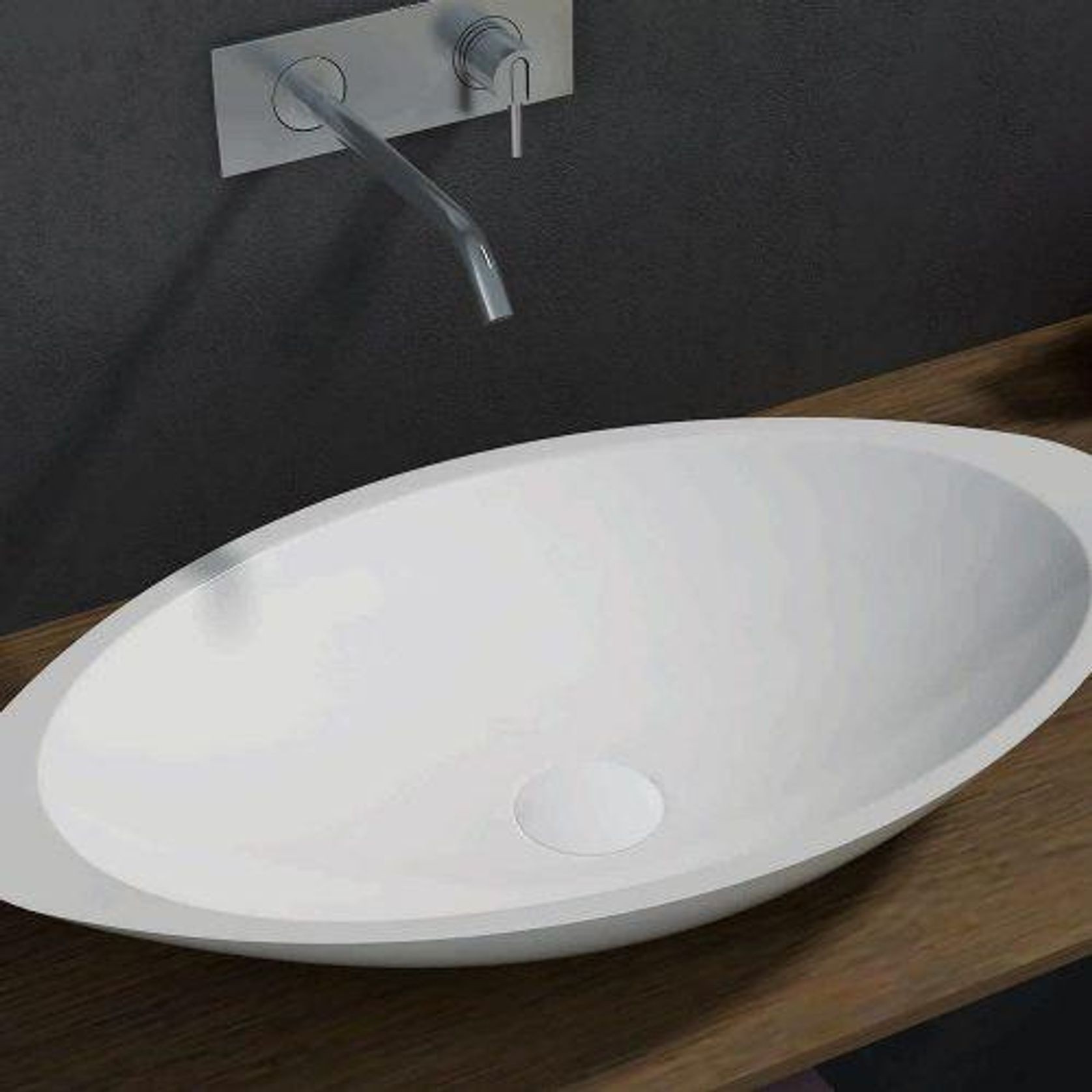 Pietra Bianca Zaine Stone Basin gallery detail image