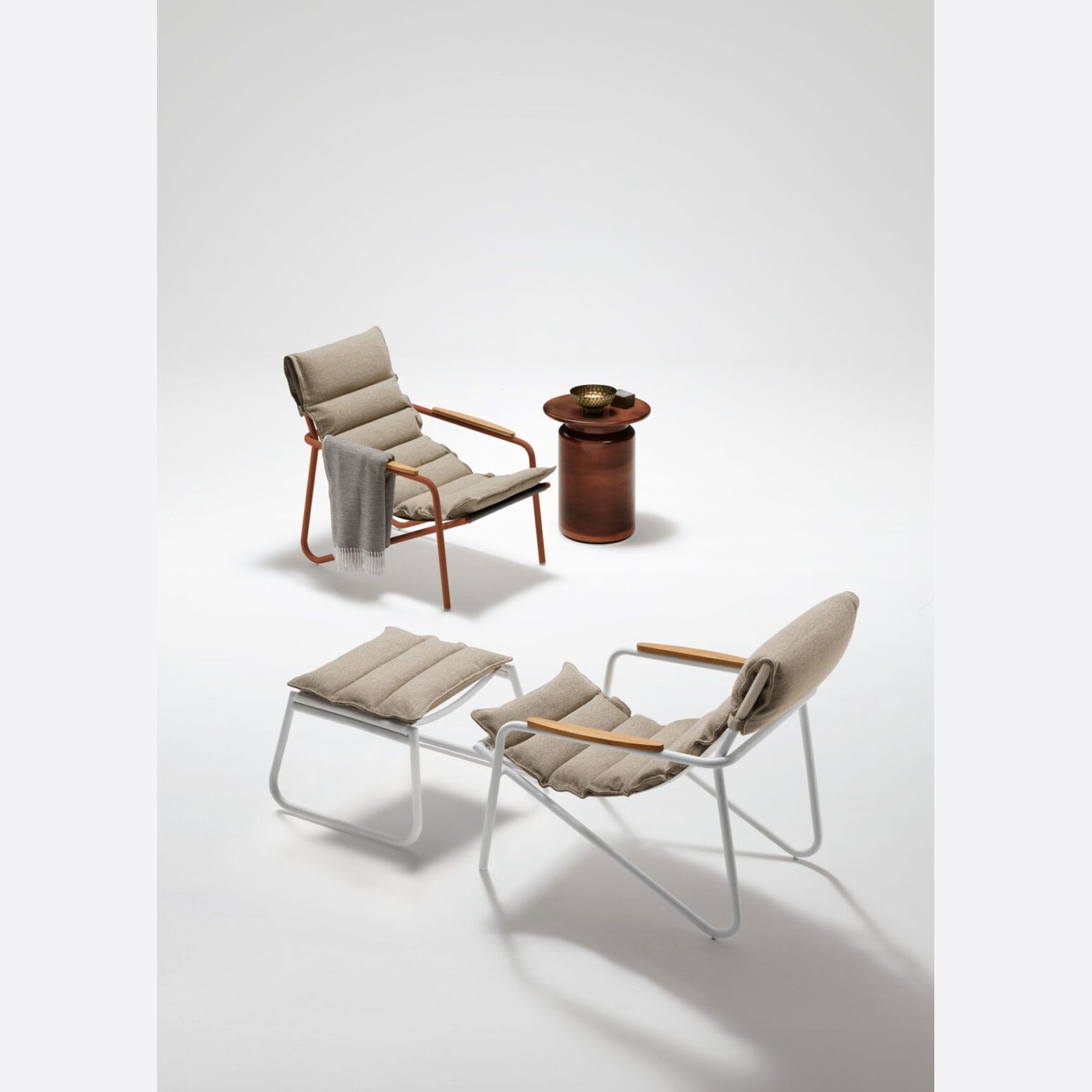 Zante Outdoor Pouf by Atmosphera gallery detail image
