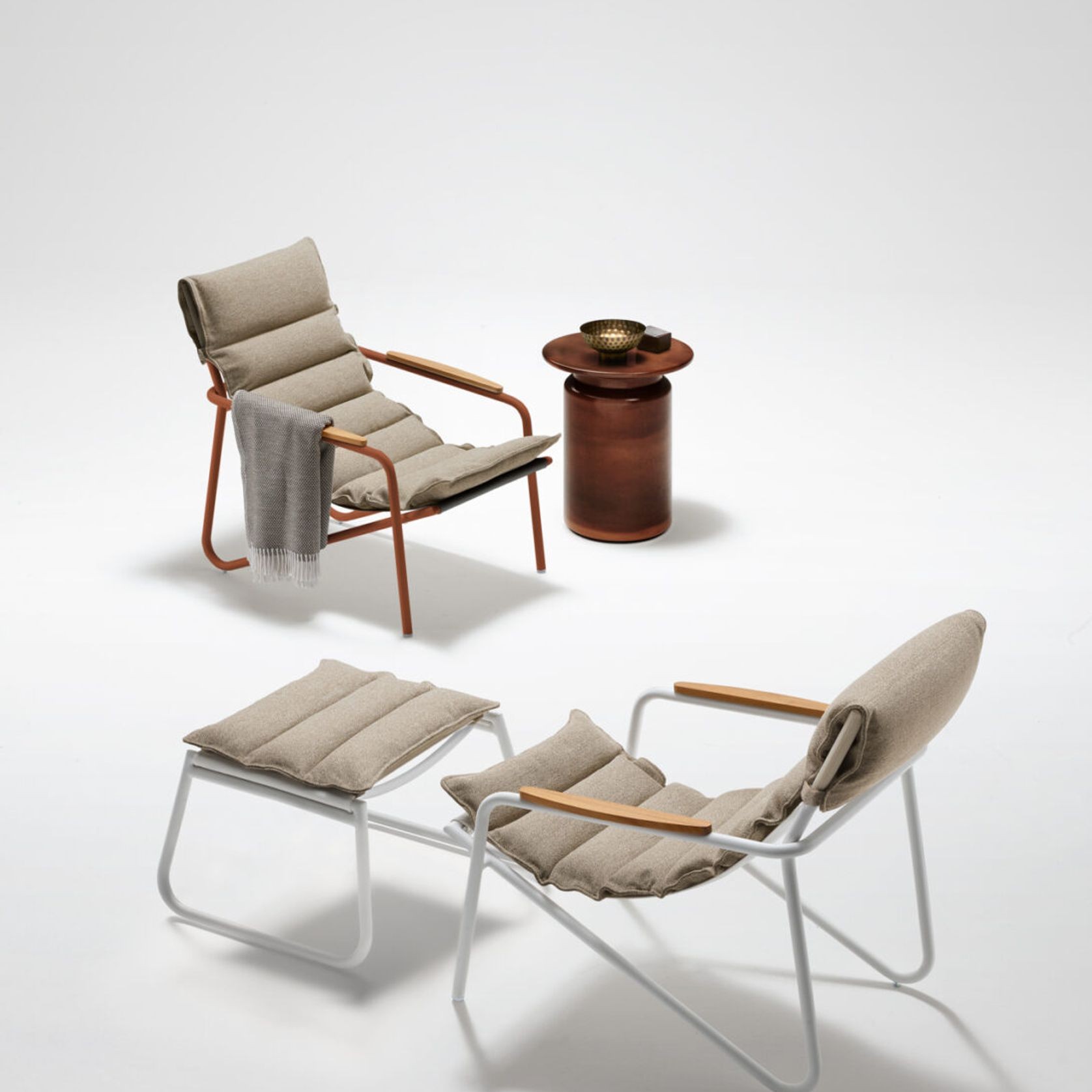 Zante Outdoor Pouf by Atmosphera gallery detail image