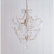 Zara Chandelier - Distressed Cream gallery detail image