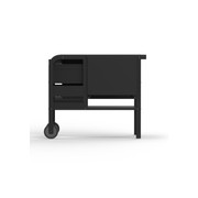 ZiiPa Fredda Deluxe Garden Trolley with Side Tables - Charcoal gallery detail image
