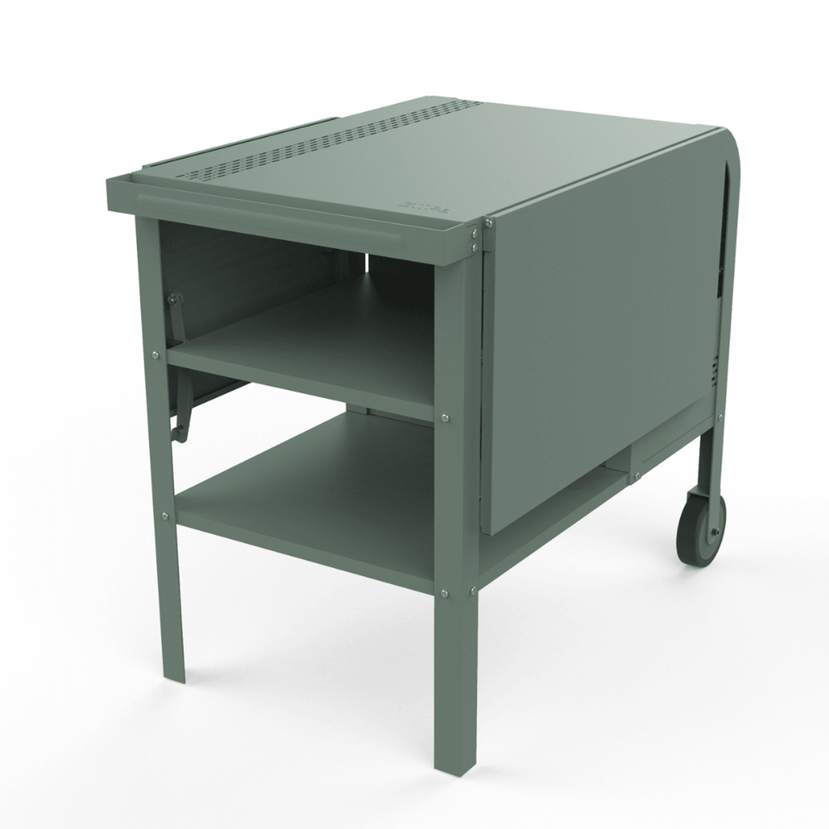 ZiiPa Fredda Deluxe Garden Trolley with Side Tables - Eucalyptus gallery detail image