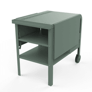 ZiiPa Fredda Deluxe Garden Trolley with Side Tables - Eucalyptus gallery detail image