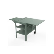 ZiiPa Fredda Deluxe Garden Trolley with Side Tables - Eucalyptus gallery detail image