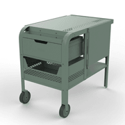 ZiiPa Fredda Deluxe Garden Trolley with Side Tables - Eucalyptus gallery detail image