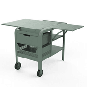 ZiiPa Fredda Deluxe Garden Trolley with Side Tables - Eucalyptus gallery detail image