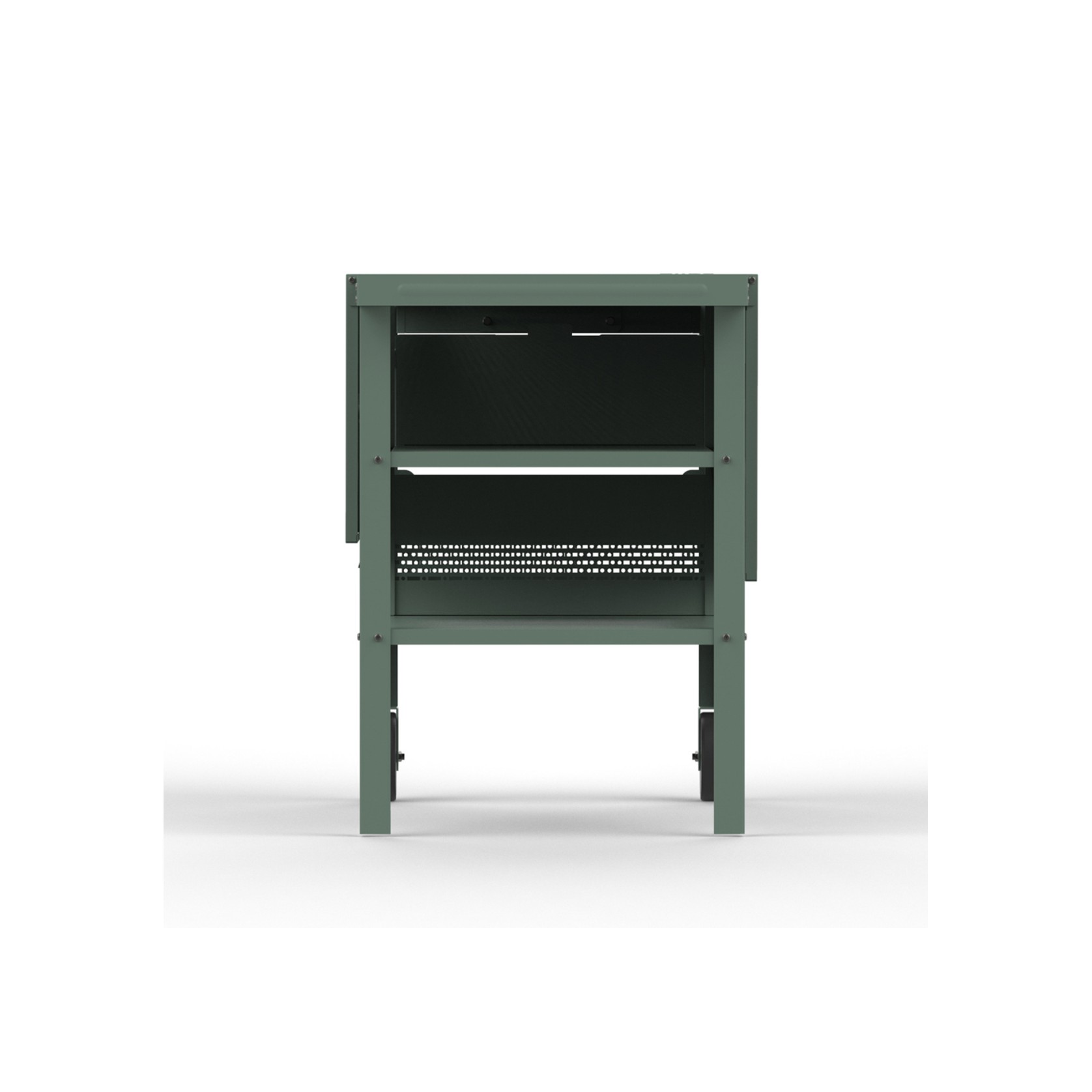 ZiiPa Fredda Deluxe Garden Trolley with Side Tables - Eucalyptus gallery detail image