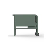 ZiiPa Fredda Deluxe Garden Trolley with Side Tables - Eucalyptus gallery detail image