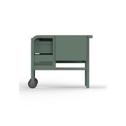 ZiiPa Fredda Deluxe Garden Trolley with Side Tables - Eucalyptus gallery detail image