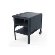 ZiiPa Fredda Deluxe Garden Trolley with Side Tables - Slate/Ardoise gallery detail image
