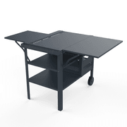 ZiiPa Fredda Deluxe Garden Trolley with Side Tables - Slate/Ardoise gallery detail image