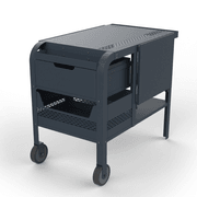 ZiiPa Fredda Deluxe Garden Trolley with Side Tables - Slate/Ardoise gallery detail image