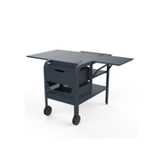 ZiiPa Fredda Deluxe Garden Trolley with Side Tables - Slate/Ardoise gallery detail image