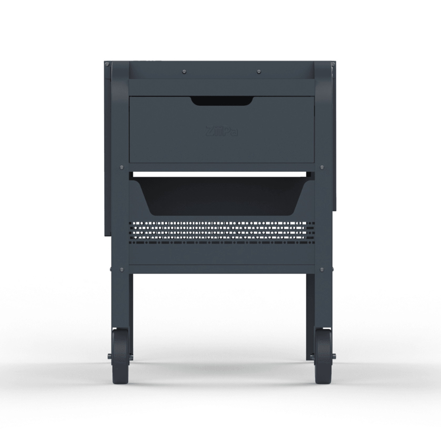 ZiiPa Fredda Deluxe Garden Trolley with Side Tables - Slate/Ardoise gallery detail image