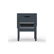 ZiiPa Fredda Deluxe Garden Trolley with Side Tables - Slate/Ardoise gallery detail image