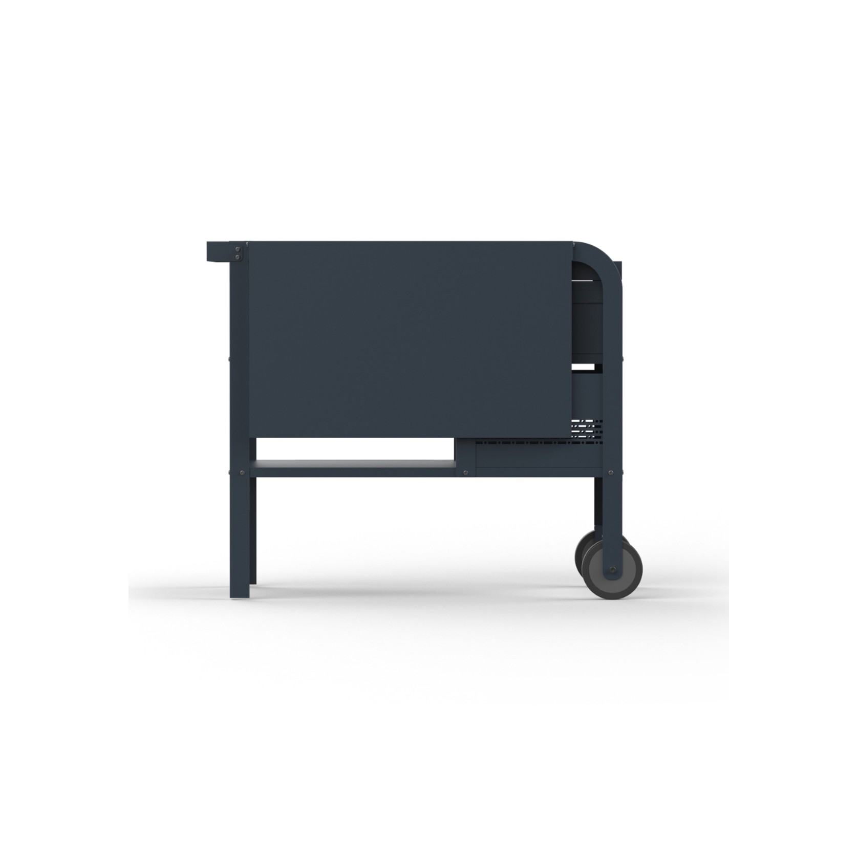 ZiiPa Fredda Deluxe Garden Trolley with Side Tables - Slate/Ardoise gallery detail image