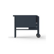 ZiiPa Fredda Deluxe Garden Trolley with Side Tables - Slate/Ardoise gallery detail image