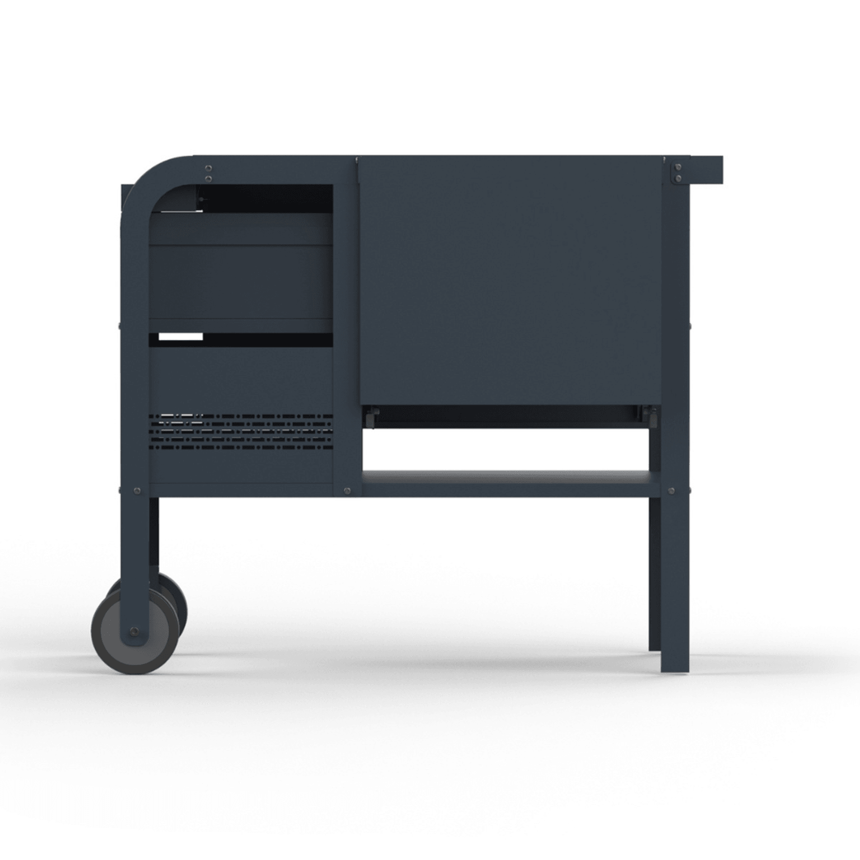 ZiiPa Fredda Deluxe Garden Trolley with Side Tables - Slate/Ardoise gallery detail image