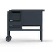 ZiiPa Fredda Deluxe Garden Trolley with Side Tables - Slate/Ardoise gallery detail image