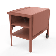 ZiiPa Fredda Deluxe Garden Trolley with Side Tables - Terracotta gallery detail image