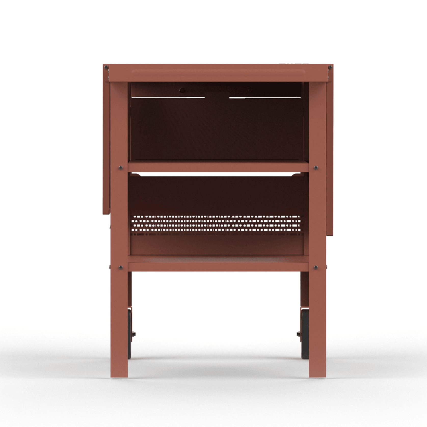ZiiPa Fredda Deluxe Garden Trolley with Side Tables - Terracotta gallery detail image